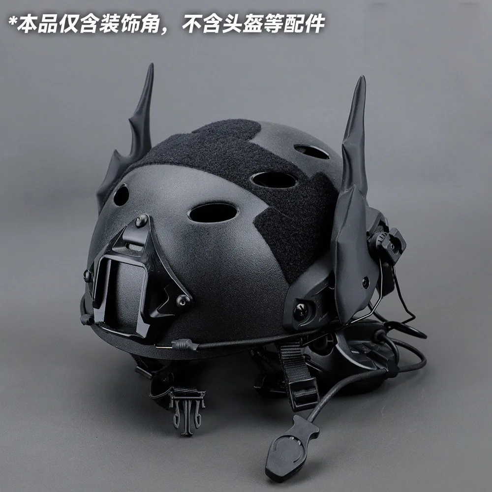 Accesorios para casco táctico cuernos dragón montaje en riel - imagen 3