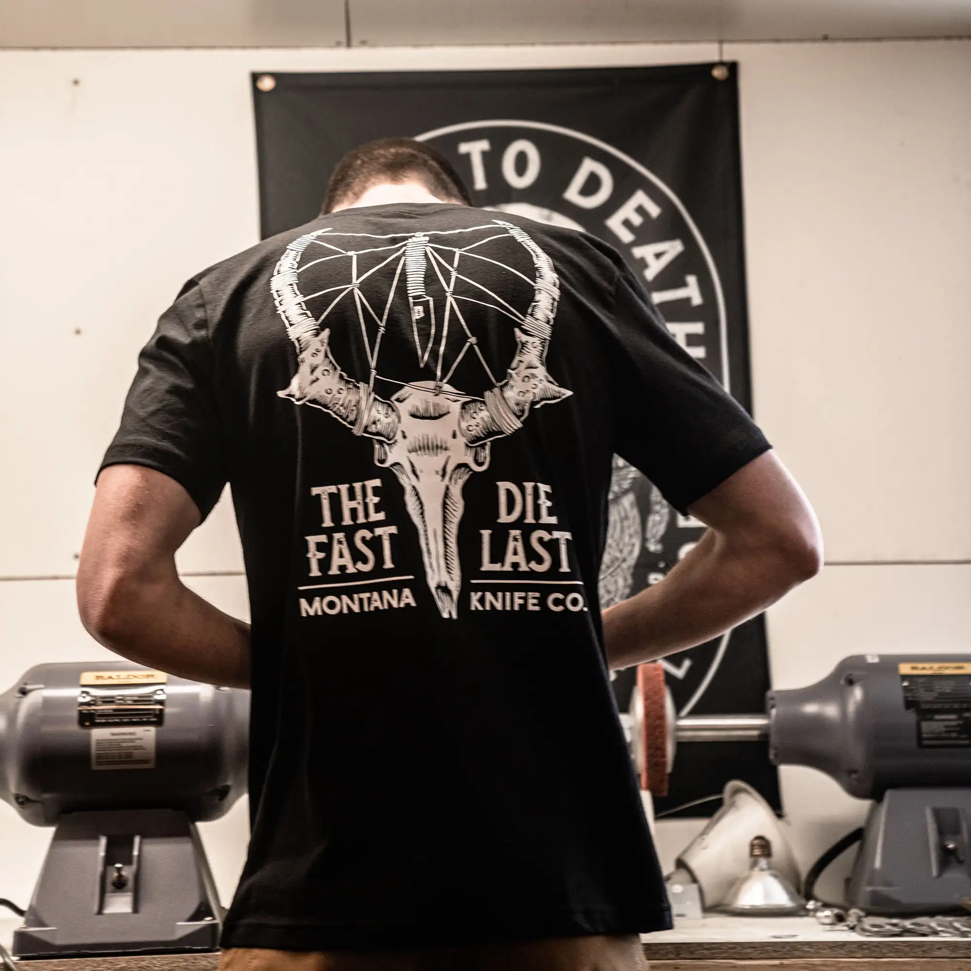 SPEEDGOAT SKULL Camiseta táctica unisex negra premium alta gama - imagen 5