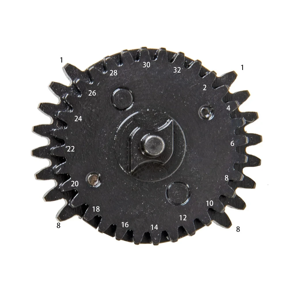 Engranaje cónico acero CNC gearbox airsoft M4 M16 AK - imagen 4