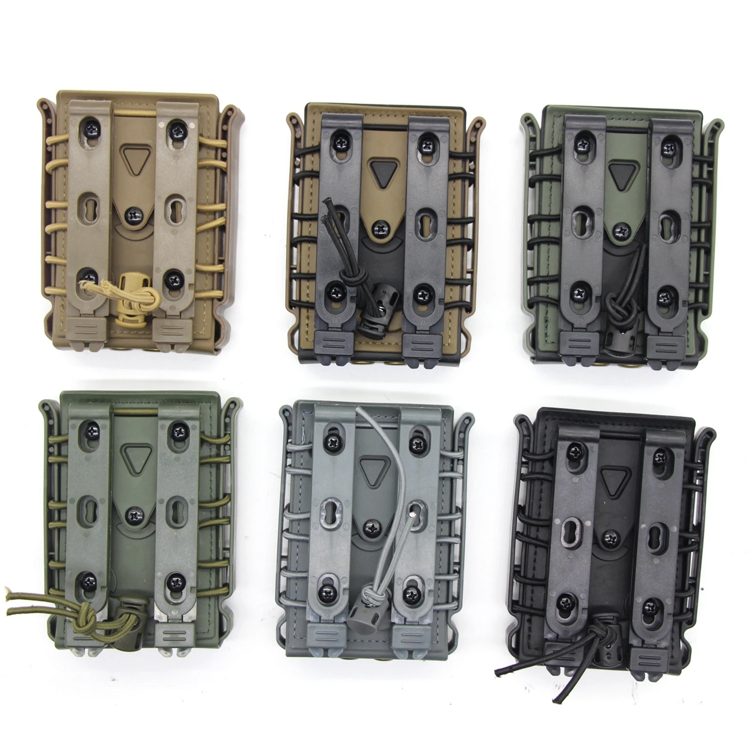 Funda táctica MOLLE para cargadores 9mm – Bolsa porta municiones - imagen 5