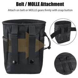 Riñonera táctica MOLLE con cordón para revistas y cinturón ajustable
