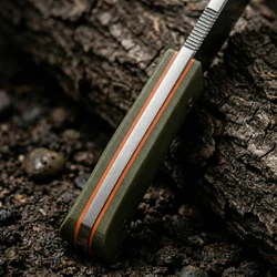 Cuchillo fijo compacto para exterior y emergencia de acampada