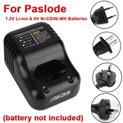 Cargador Paslode de doble química Li-ion y Ni-MH/Ni-CD