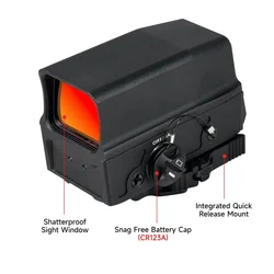 Mira punto rojo táctica VT Holográfica para rifles caza