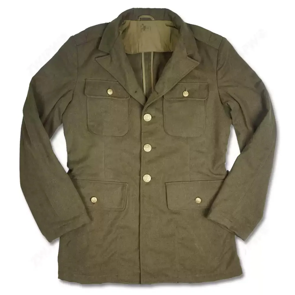 Chaqueta militar MM2 retro para hombre – Abrigo corto grueso - imagen 2