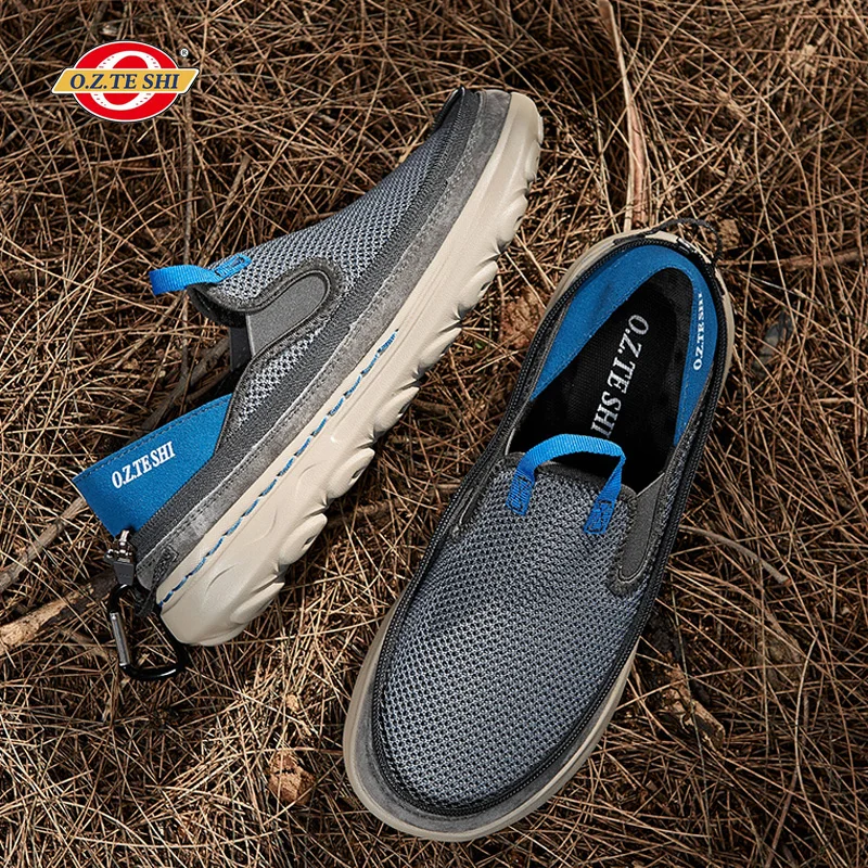 O.Z.TESHI Botas de Trekking Transpirables Malla Hombre - imagen 4