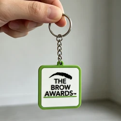 Llavero de PVC suave personalizado 2D y 3D con logotipo promocional