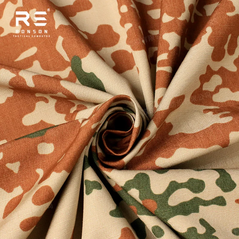 Tela Camuflaje M84 Denmark Desert Ripstop NYCO IRR Táctico - imagen 3