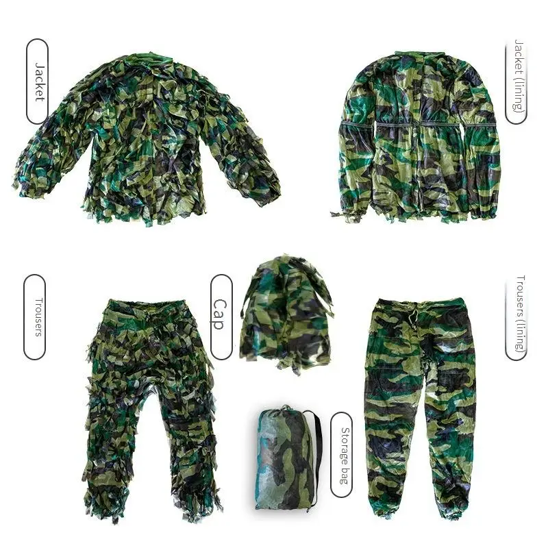 Uniforme camuflaje biónico de malla selva: chaqueta y pantalón - imagen 4