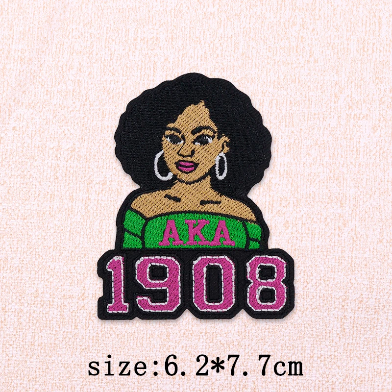 Black Girl Magic parche bordado termoadhesivo para ropa y jeans - imagen 2