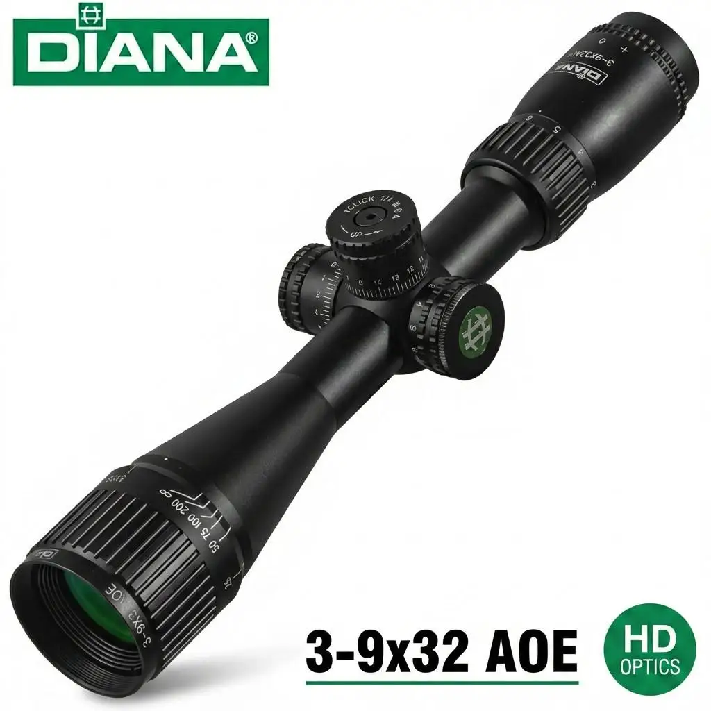 DIANA Mira telescópica HD con retícula iluminada Mil-Dot y MOA - imagen 2