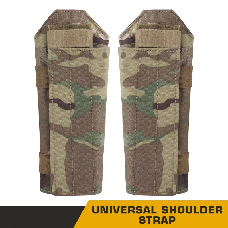Correas de hombro tácticas acolchadas camuflaje MOLLE confort - imagen 5