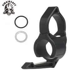 Anillo de dedo antideslizante para linterna táctica con clip