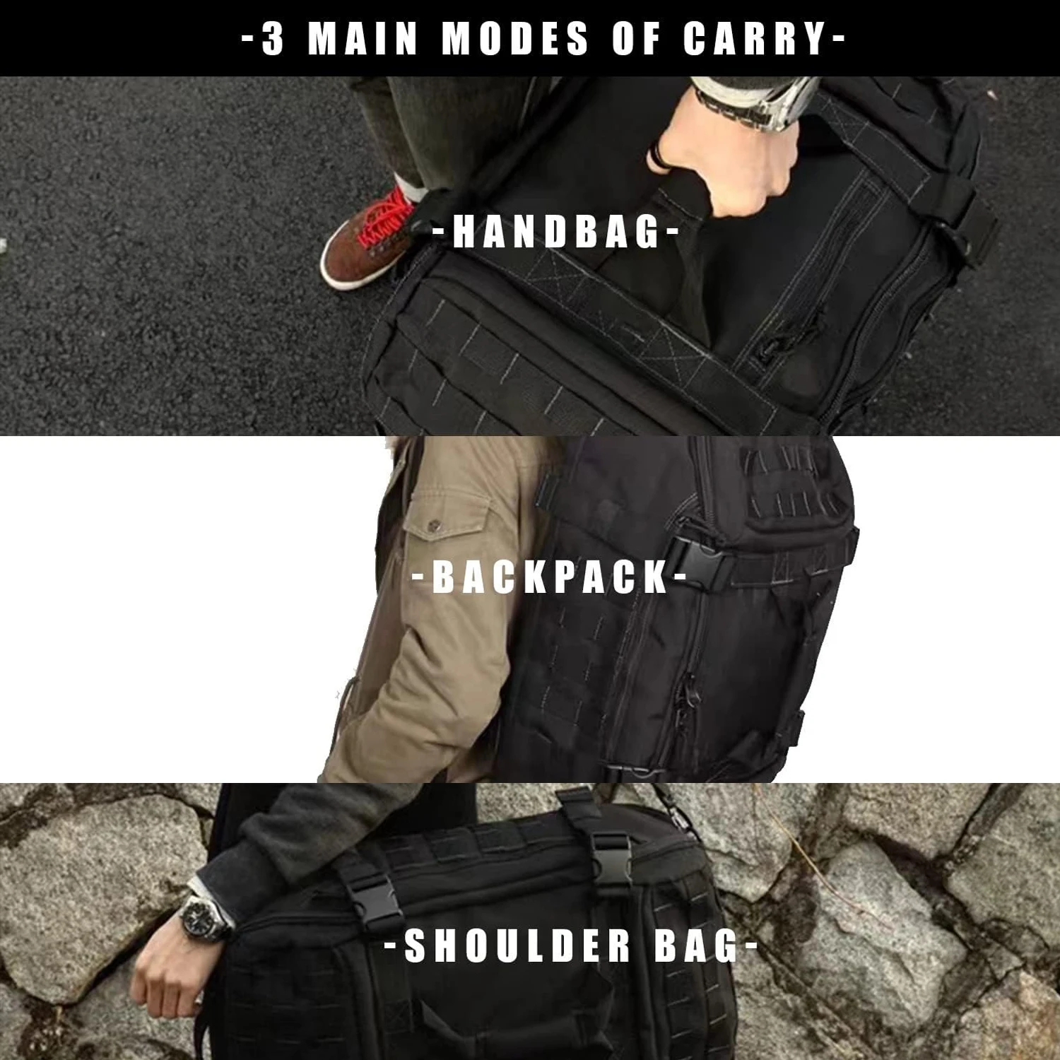 Mochila táctica impermeable ripstop resistente a desgarros y viaje - imagen 2