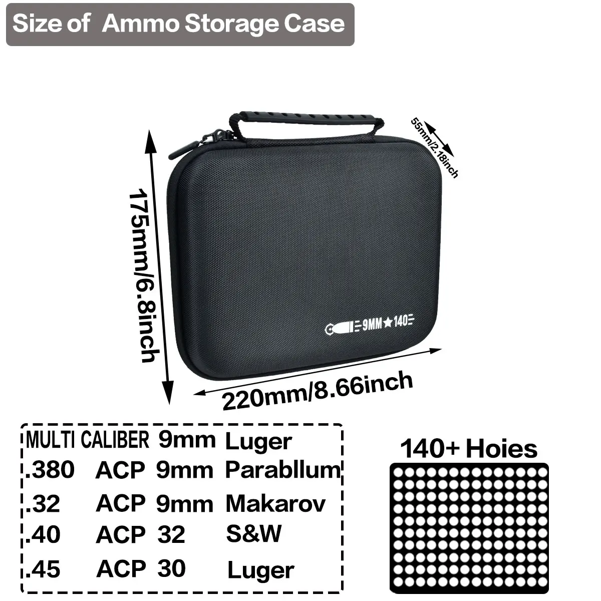 Caja de almacenamiento para munición y cartuchos de pistola - imagen 3