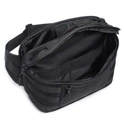 Riñonera táctica exterior MOLLE para senderismo y pesca resistente