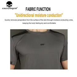 Emersongear Camiseta Táctica de Secado Rápido Camuflaje Outdoor