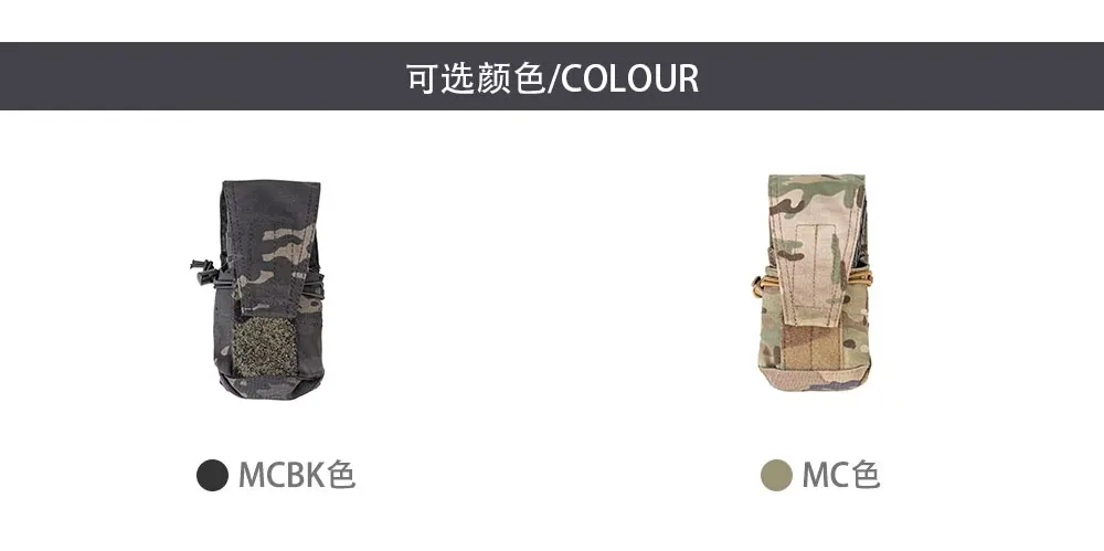 Bolsa organizadora táctica MOLLE cintura camuflaje CP multiusos