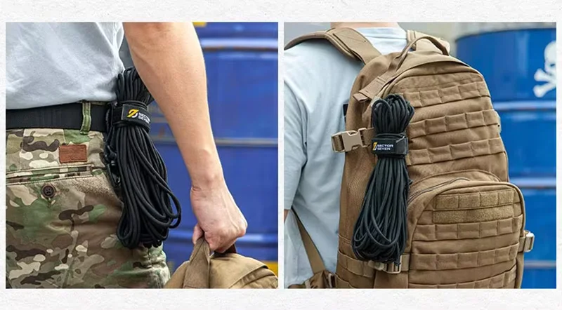 Gancho colgando guantes de trabajo en sistema Molle