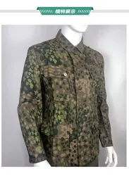 Dot44 uniforme táctico camuflaje guisante manchado para campo