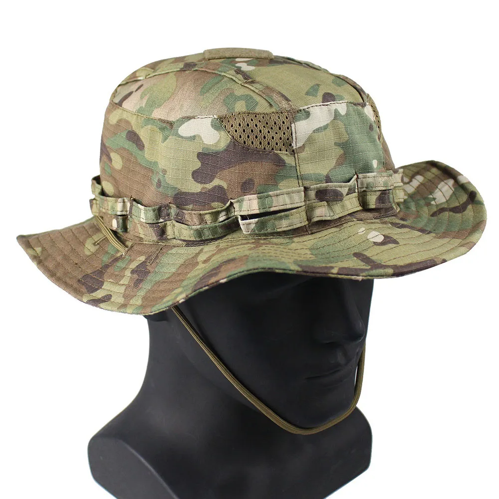 Sombrero boonie táctico camuflaje ala ancha protección solar - imagen 3