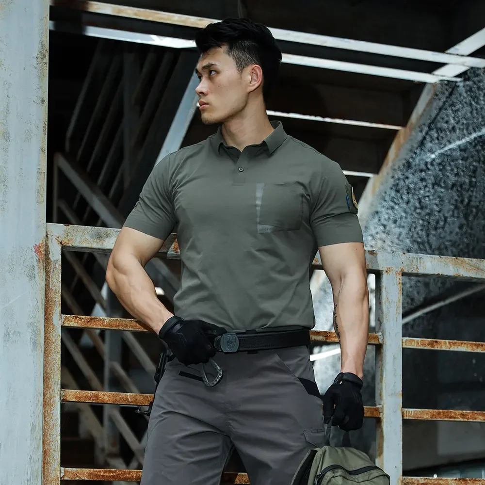 Emersongear Blue Label Pegasus Polo Táctico Azul para Senderismo - imagen 4