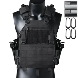Chaleco táctico de caza MOLLE ajustable con corte láser