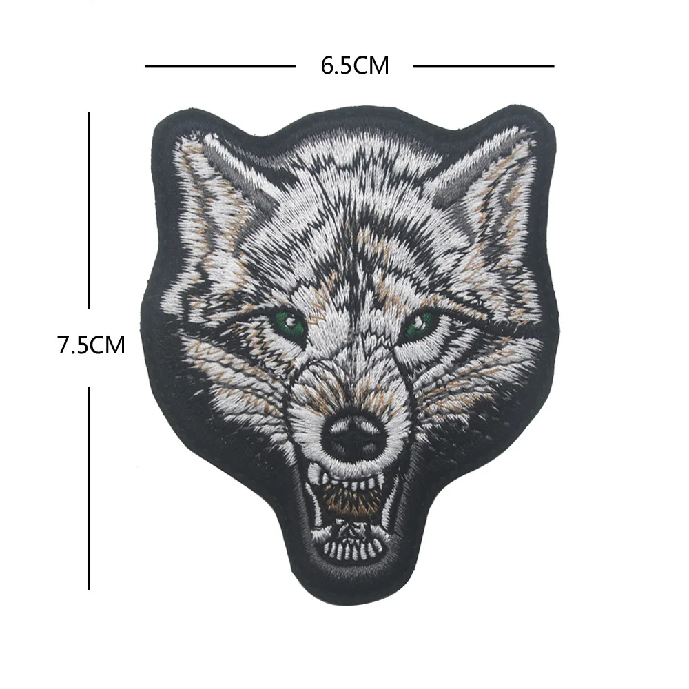 Parche táctico bordado 3D cabeza de tigre para mochila - imagen 2
