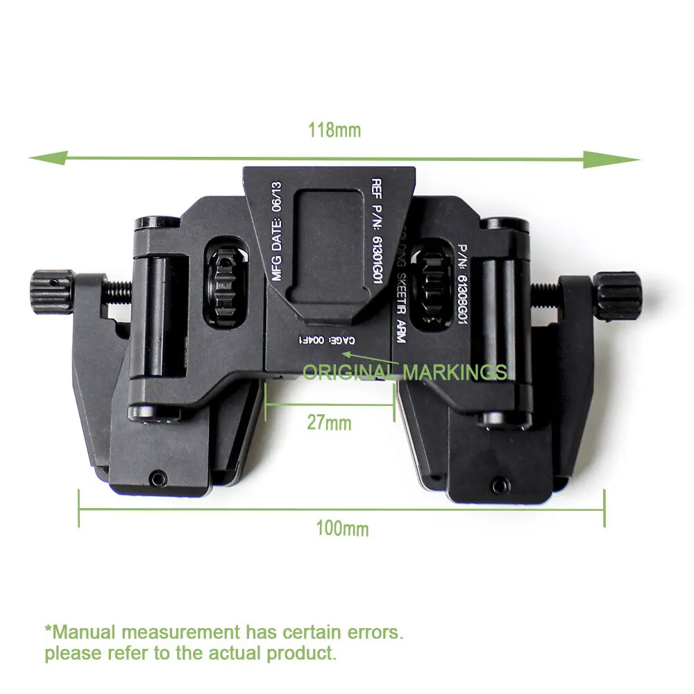 SOTAC Soporte para casco NVG CNC PVS-14 y puente binocular - imagen 4