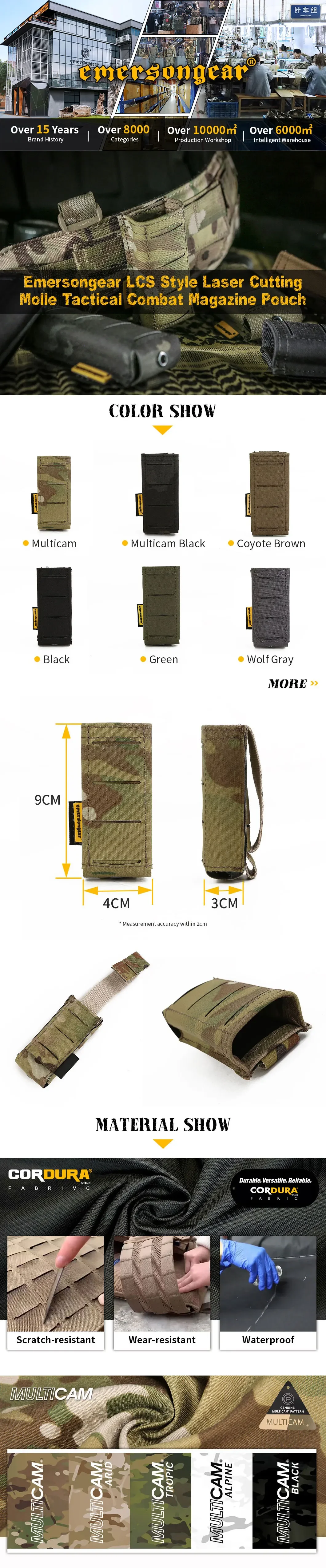 Detalle de sistema MOLLE y corte láser
