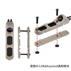 AXON Interruptor remoto táctico dual para linternas M300 y M600