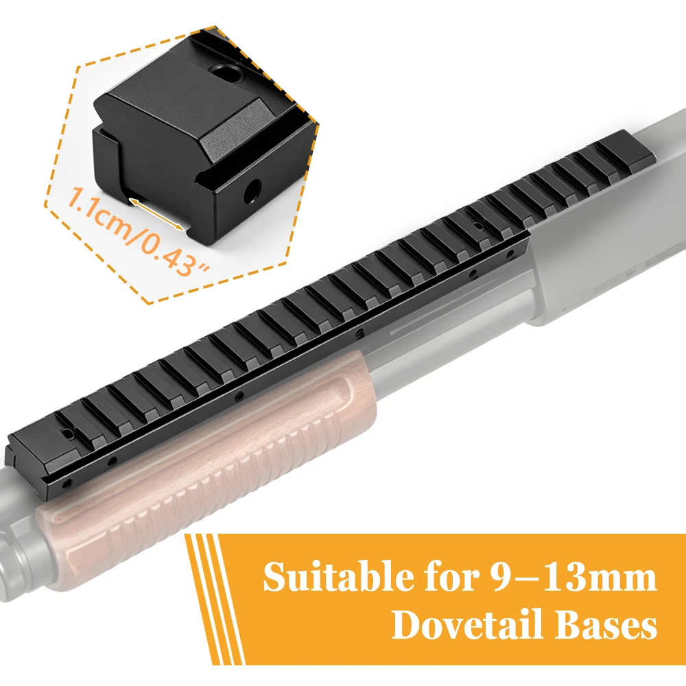 Adaptador Picatinny de 20 mm a cola de milano de 11 mm para visor - imagen 2