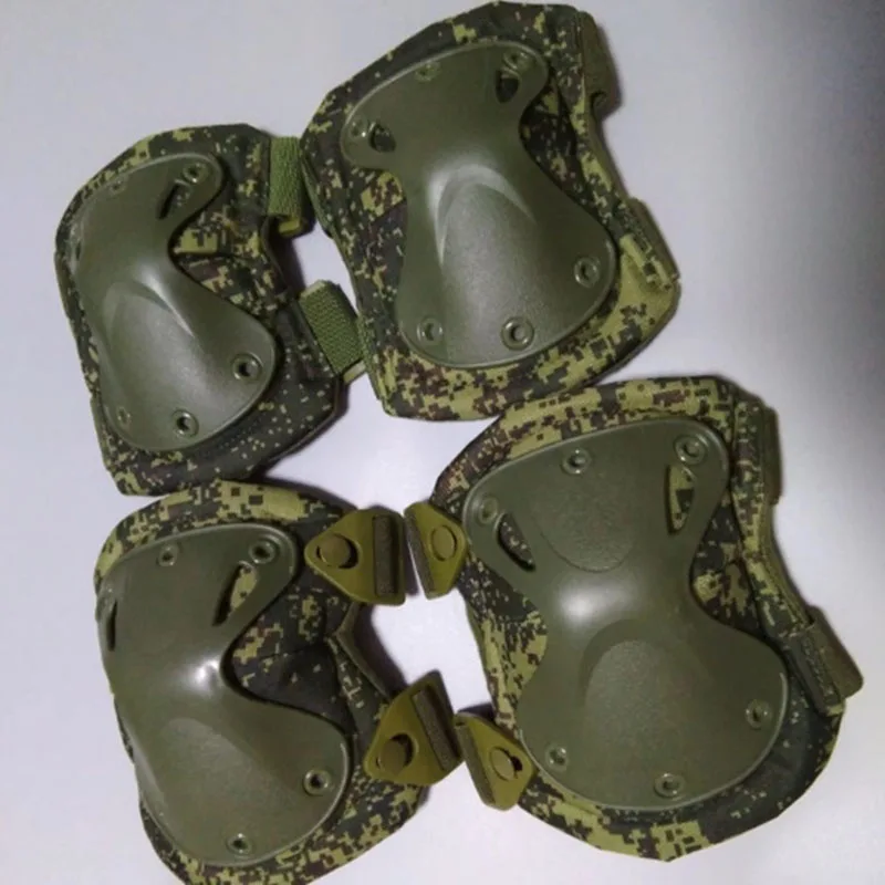EMR rodilleras tácticas de camuflaje militar ruso en verde - imagen 4