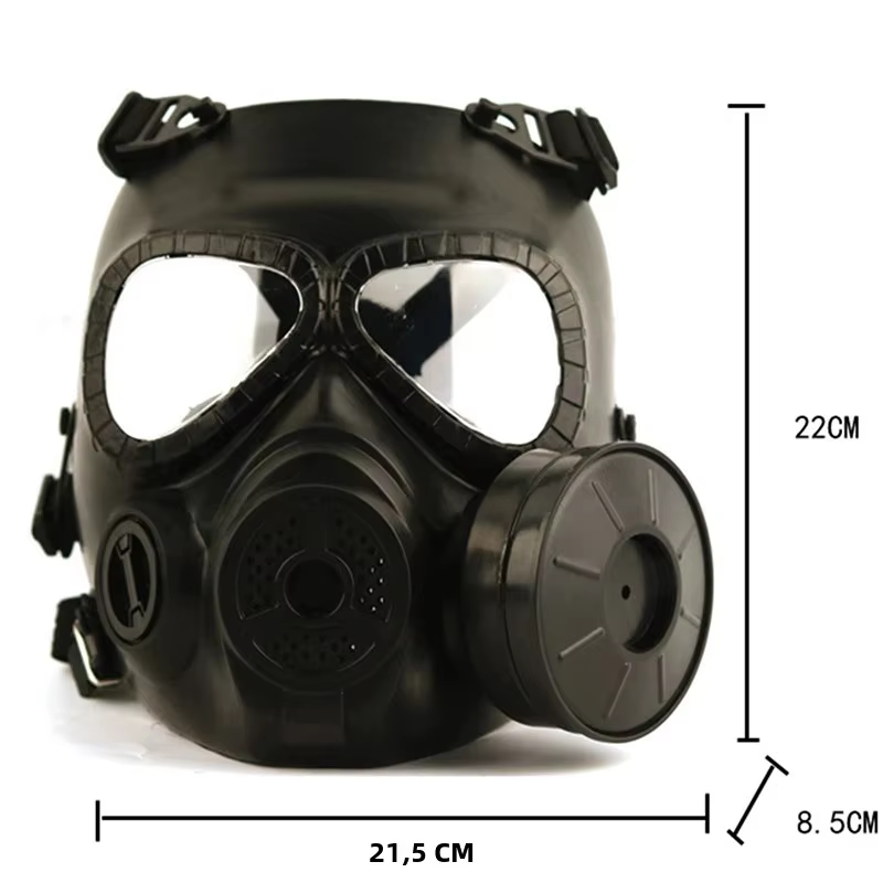 Máscara gas táctica M04 facial ventilada para Airsoft Paintball - imagen 4