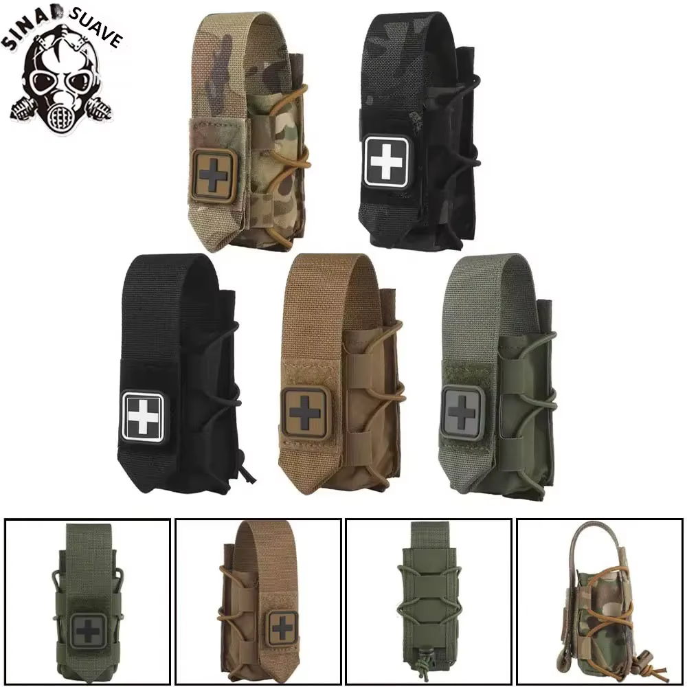 Bolsa táctica MOLLE para torniquete flip-top, kit primeros auxilios - imagen 2