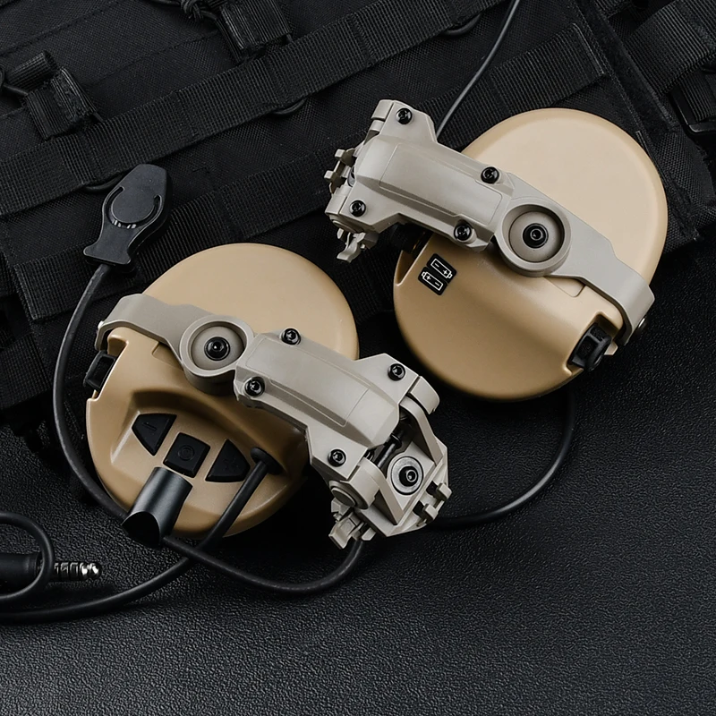 Soporte de auriculares para casco táctico FAST y Wendy – Riel C2/3 - imagen 4