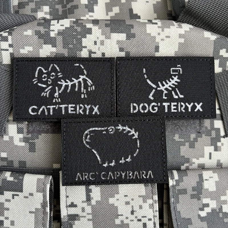 Parche morale reflectante gato perro Capybara táctico