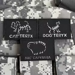 Parche morale reflectante gato perro Capybara táctico