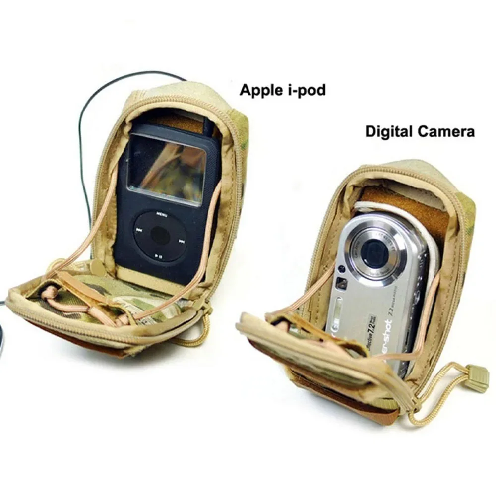 Chaleco táctico MOLLE con portatéléfono GPS y bolsillos en el pecho - imagen 3