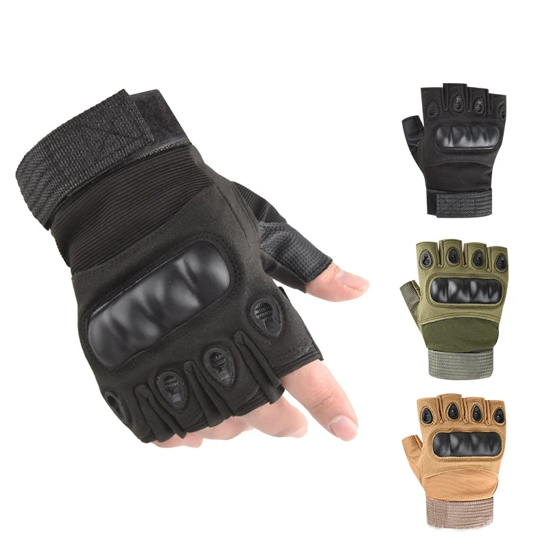Guantes tácticos sin dedos para ciclismo y montaña - imagen 2
