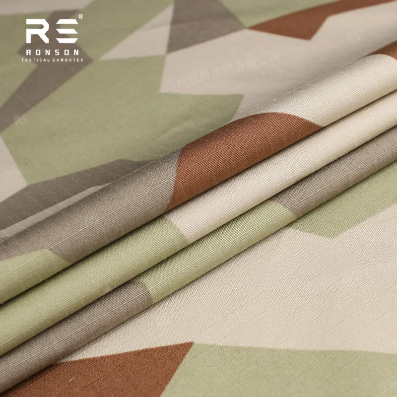 Tela táctica ripstop NYCO camuflaje desértico sueco WR y NIR - imagen 5