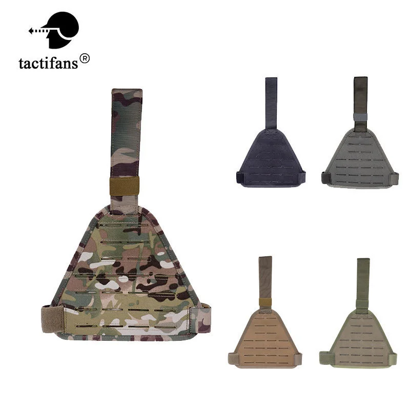 Vista frontal del panel táctico Molle