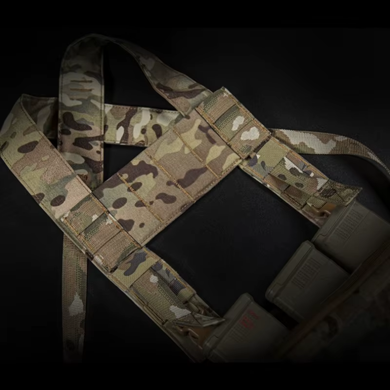 Plataforma MOLLE expansor de pecho táctica exterior para carga ligera