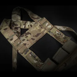 Plataforma MOLLE expansor de pecho táctica exterior para carga ligera