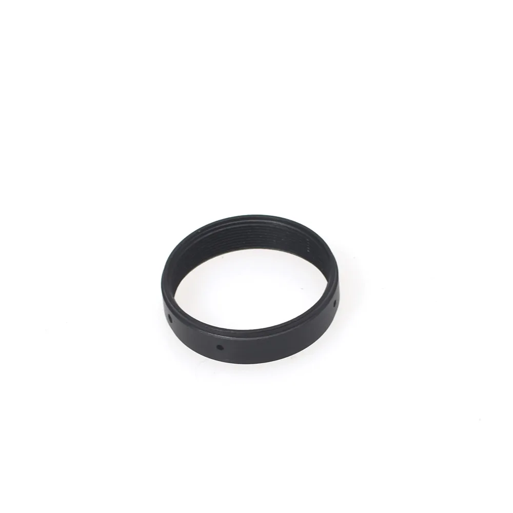 Anillo de fijación y acabado en aluminio negro
