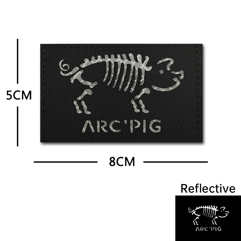 Parche táctico tigre IR reflectante para sistema MOLLE exterior - imagen 2
