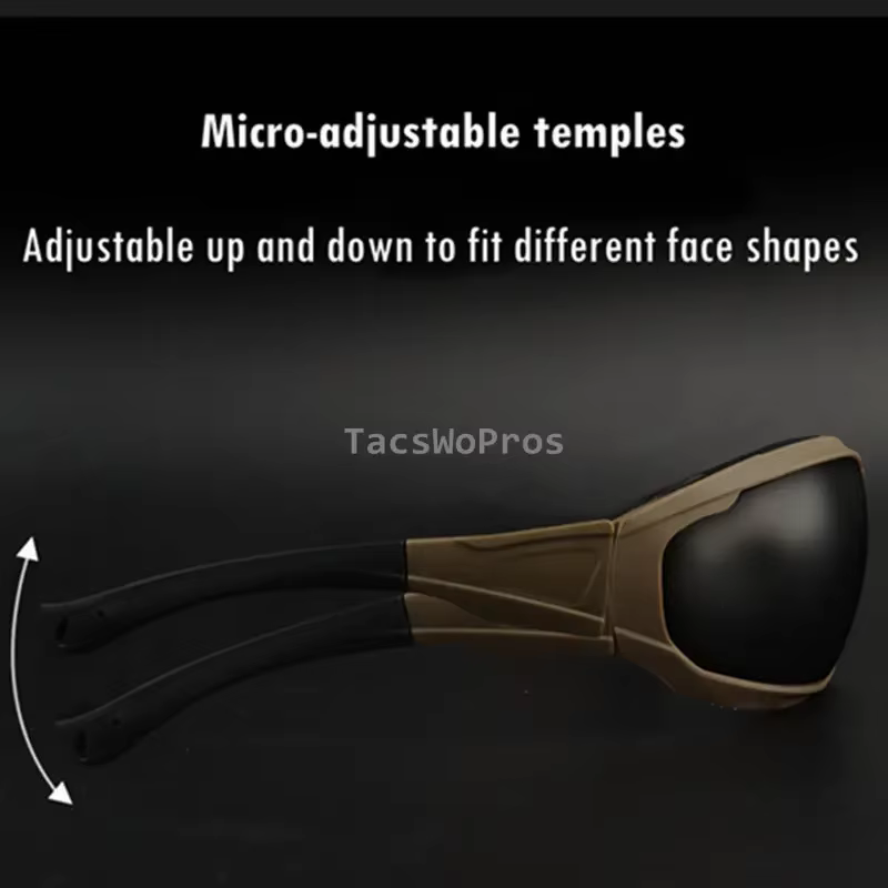 Gafas tiro tácticas protección UV – Airsoft Paintball senderismo - imagen 3