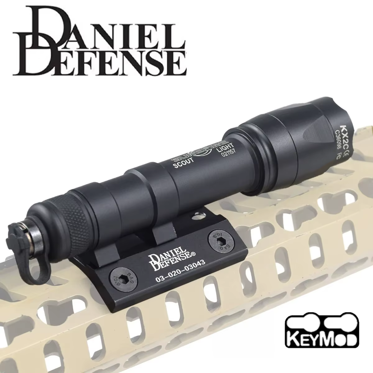 Daniel Defense Soporte Lateral Linterna Táctica M-LOK Keymod - imagen 4