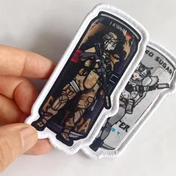 Parche táctico velcro anime armas botella – Applique para mochila