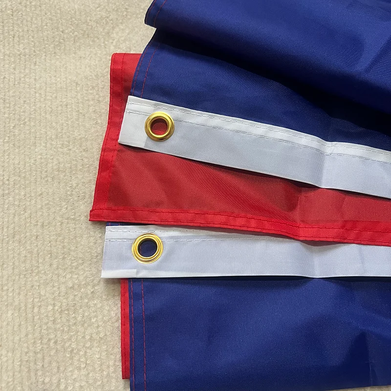 Bandera francesa de poliéster azul, blanco y rojo para exterior - imagen 4